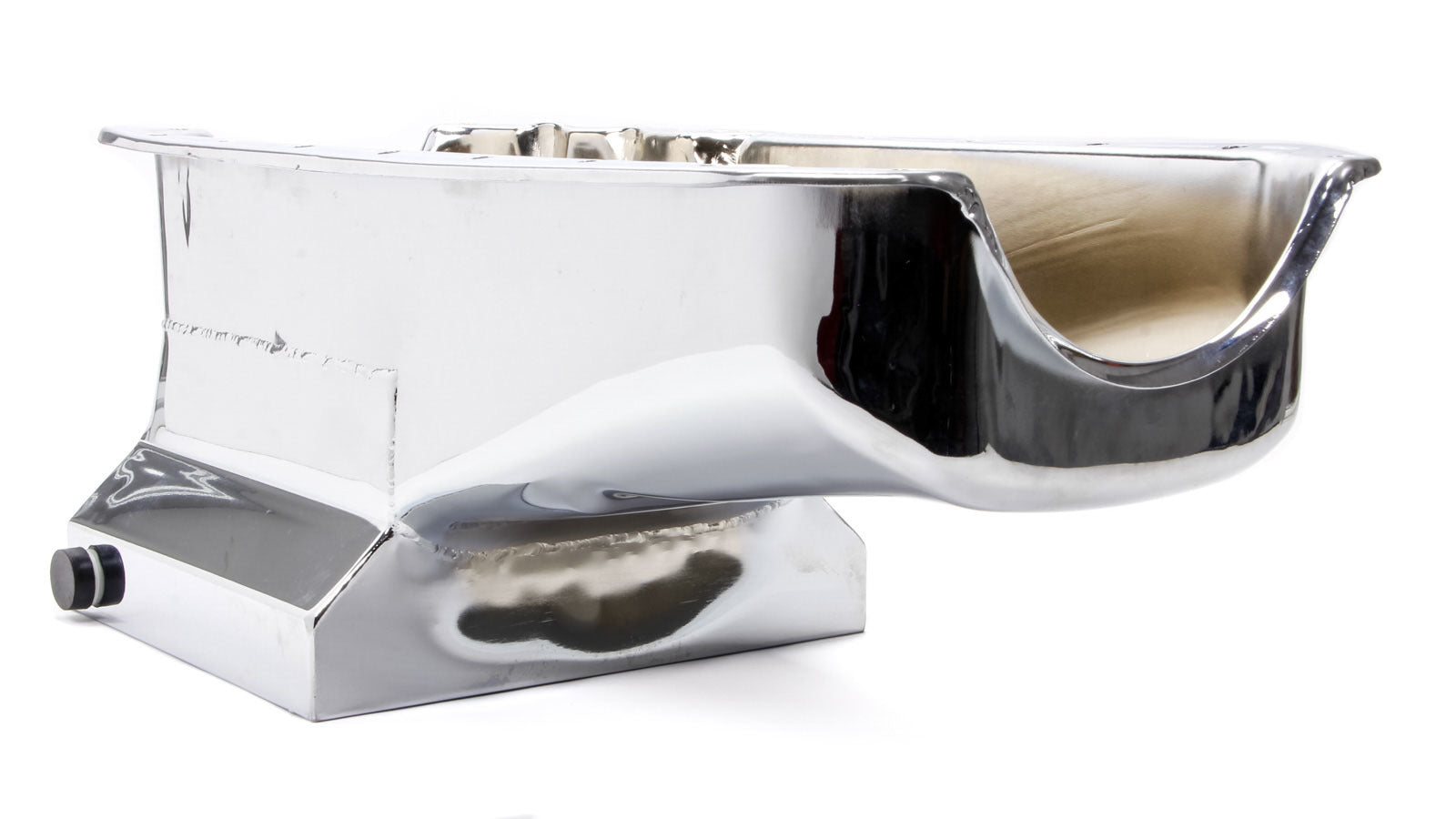 Racing Power Company R9725 55-79 SBC Steel Drag Race Oil Pan Chrome Racing Power Company R9725