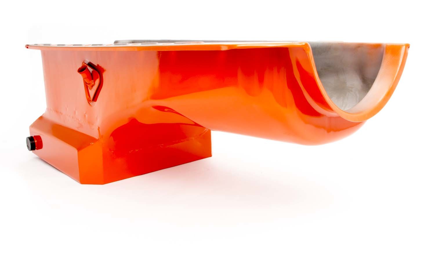 Racing Power Company R9729 65-95 BBC Steel Drag Race Oil Pan Orange Racing Power Company R9729