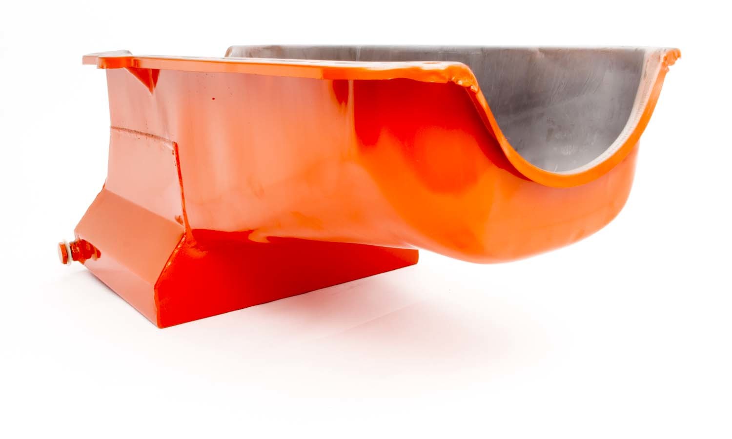 Racing Power Company R9731 80-85 SBC Steel Drag Race Oil Pan Orange Racing Power Company R9731