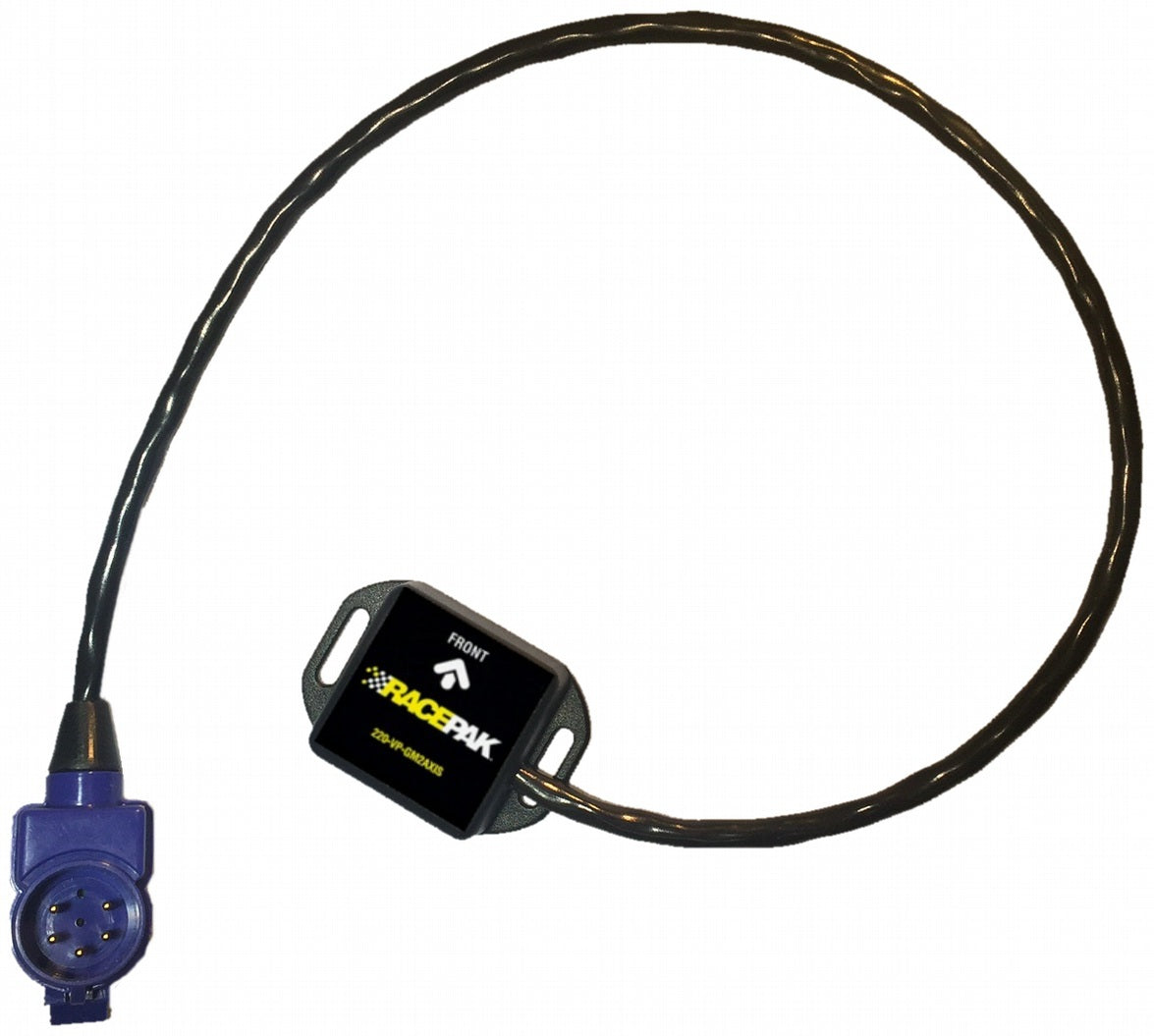 Racepak 220-VP-GM2AXIS V-Net 2-Axis G-Meter; Dimensions 1 in. x 1 in. x 0.375 in.; Racepak 220-VP-GM2AXIS