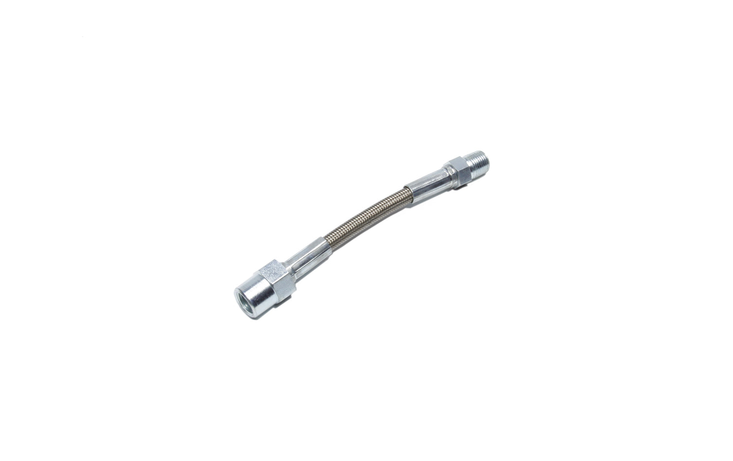 Racepak 810-XP-HOSEEXT NPT Hose Extension; 4 in. Braided Steel Line; 1/8 NPT Male And Female Ends; Racepak 810-XP-HOSEEXT