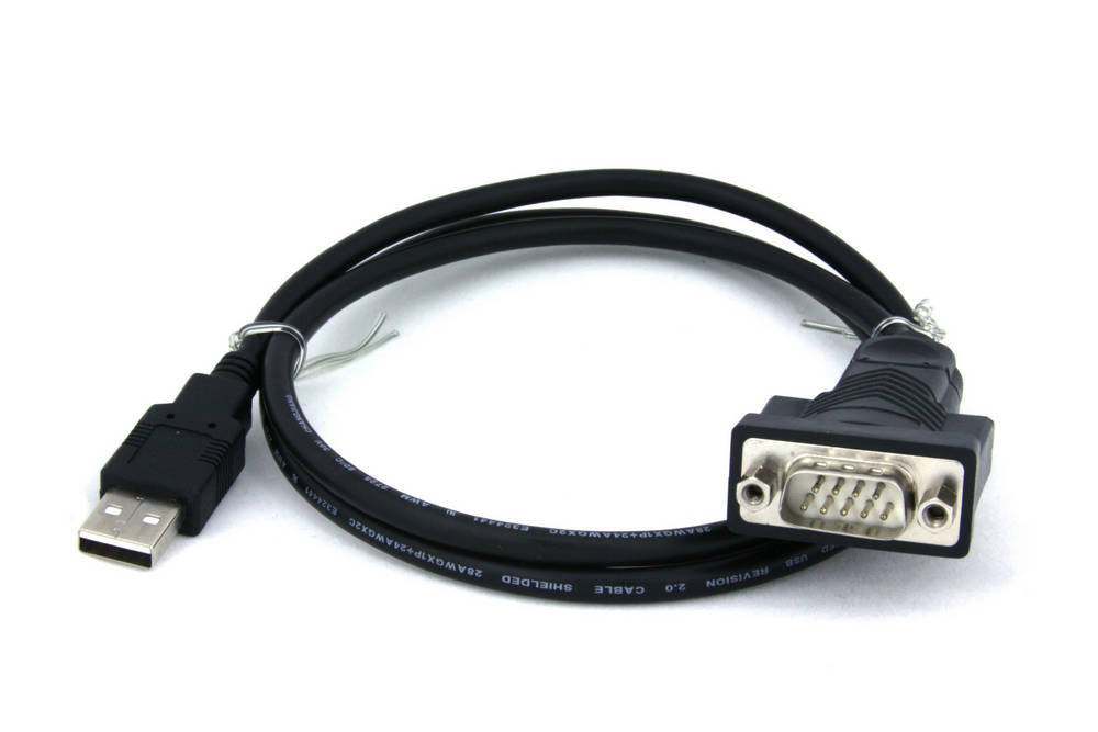 Racepak 890-CA-USB2SER USB To Serial Adapter; Features 9-Pin Serial Connector / USB Connector; Racepak 890-CA-USB2SER