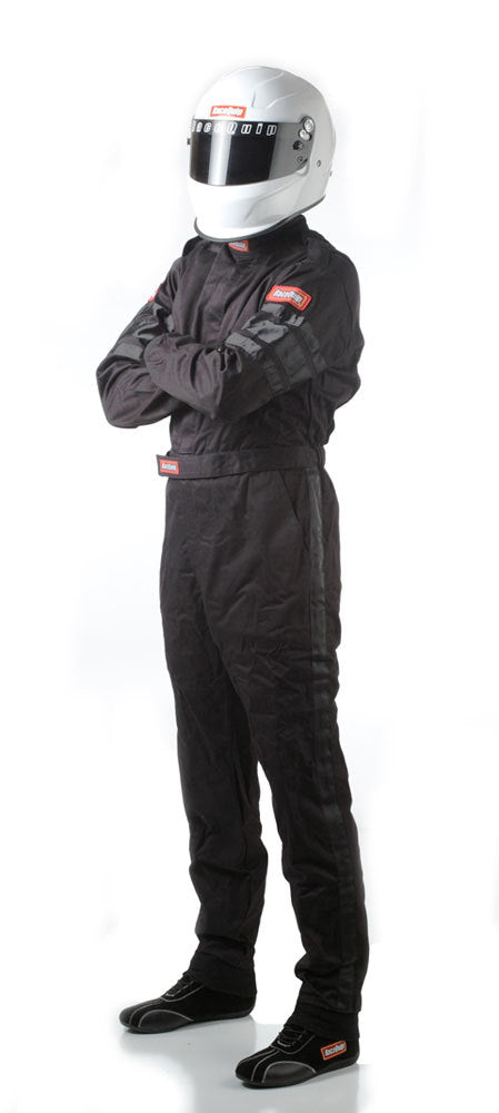 Racequip 110004RQP Black Suit Single Layer Med-Tall Racequip 110004RQP