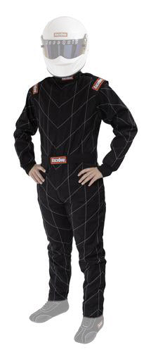 Racequip 130904RQP Suit Chevron Black Medium Tall SFI-1 Racequip 130904RQP