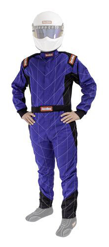 Racequip 130925RQP Suit Chevron Blue Large SFI-1 Racequip 130925RQP