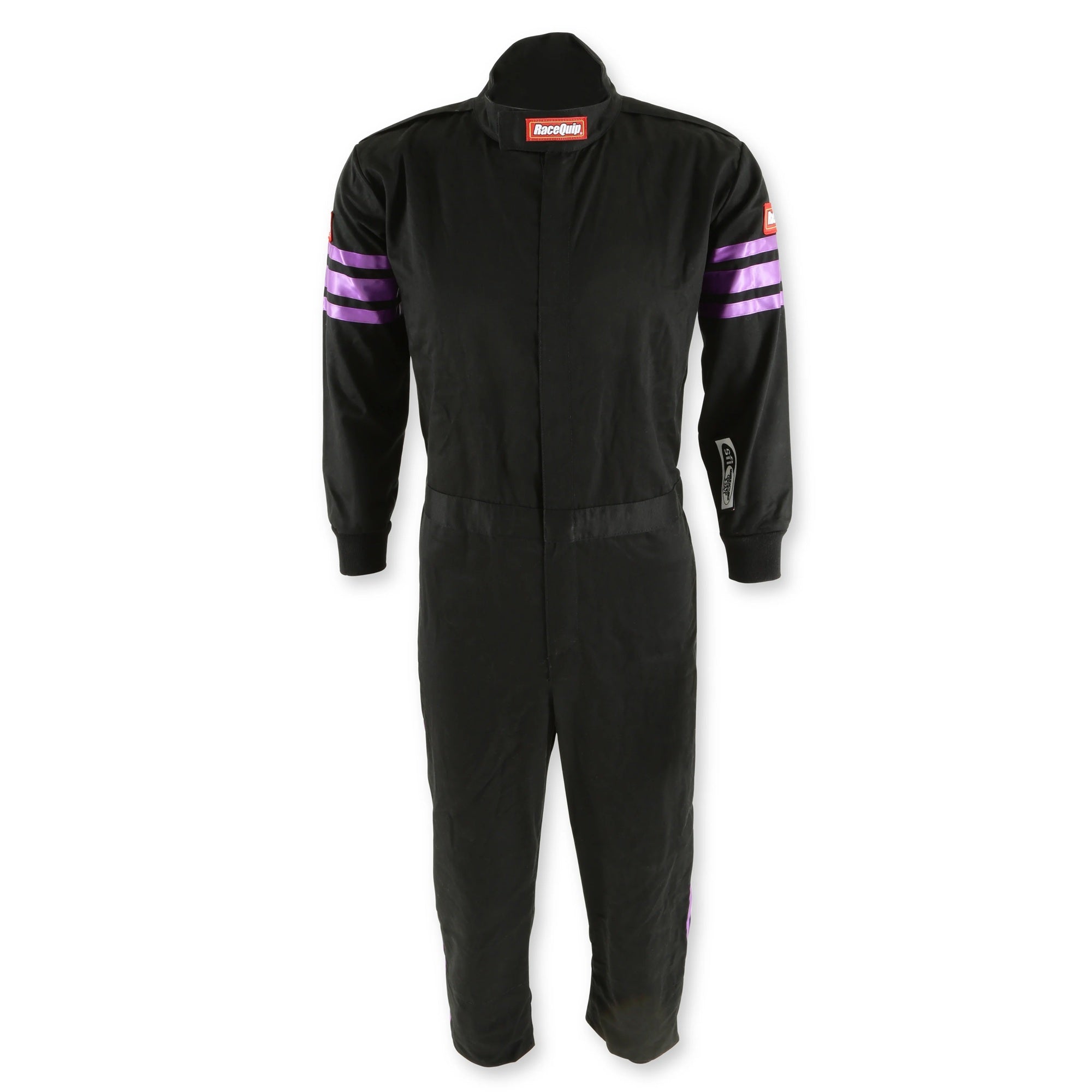 Racequip 1950593RQP Black Suit Single Layer Kids Medium Purple Trim Racequip 1950593RQP