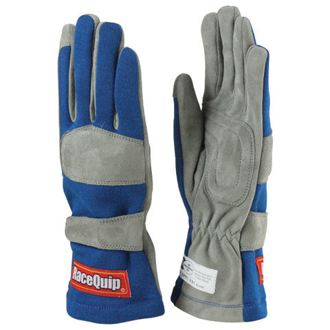 Racequip 351022RQP Gloves Single Layer Small Blue SFI Racequip 351022RQP
