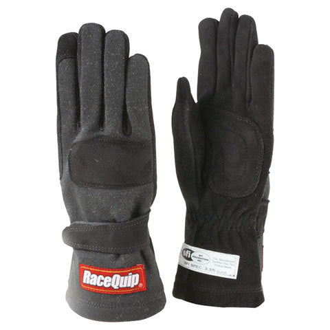 Racequip 355007RQP Gloves Double Layer XX-Large Black SFI Racequip 355007RQP