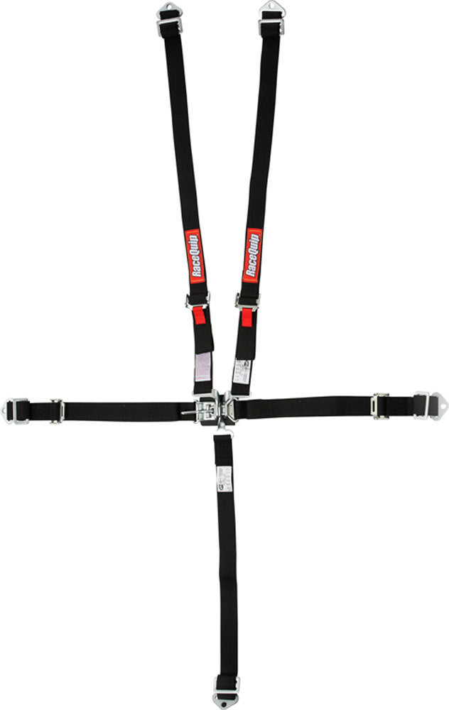 Racequip 709009RQP 5pt Harness Set Jr LL BK Racequip 709009RQP