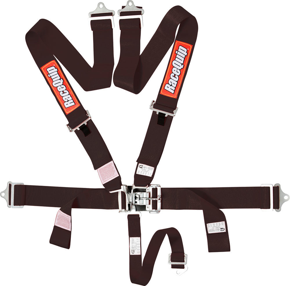 Racequip 711001RQP 5pt Harness Set L&L Black SFI Racequip 711001RQP