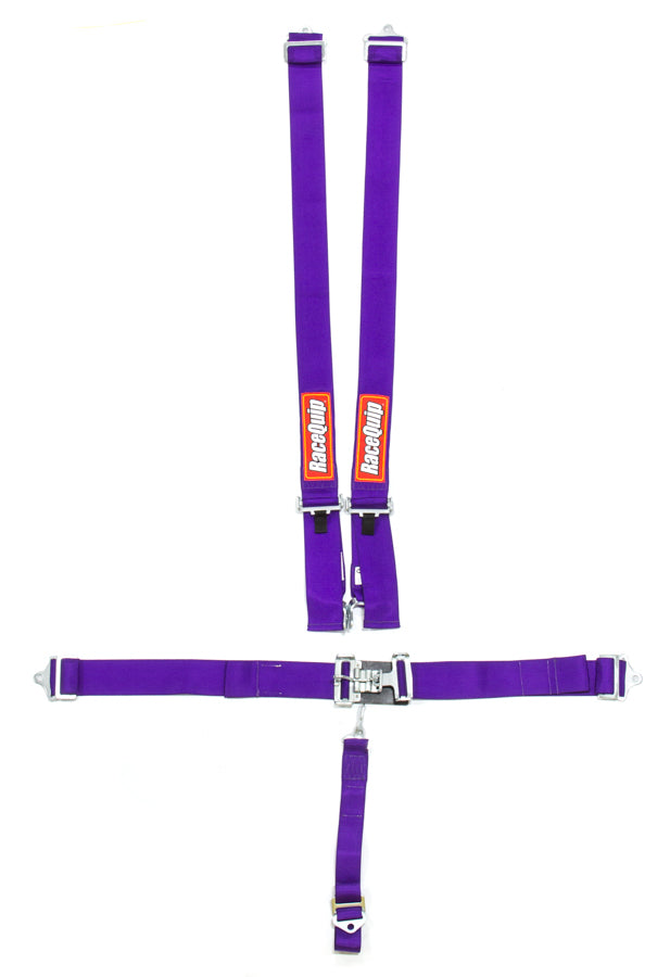 Racequip 711051RQP 5pt Harness Set L&L Purple SFI Racequip 711051RQP