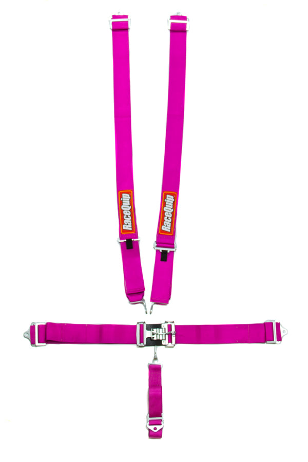 Racequip 711081RQP 5pt Harness Set L&L Pink SFI Racequip 711081RQP