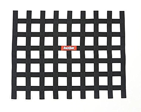 Racequip 721005RQP Ribbon Window Net Black Non-SFI Racequip 721005RQP