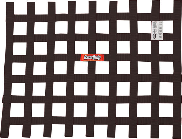 Racequip 725005RQP Ribbon Window Net SFI Black Racequip 725005RQP