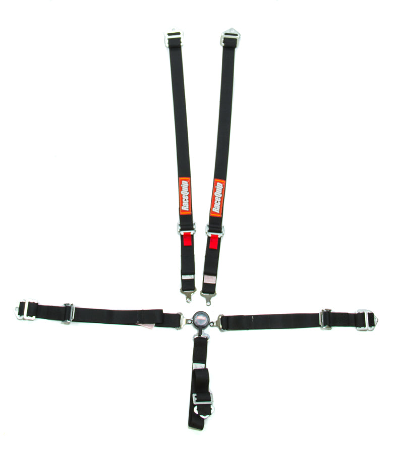 Racequip 739009RQP 5pt Harness Set Camlock Jr Black Racequip 739009RQP