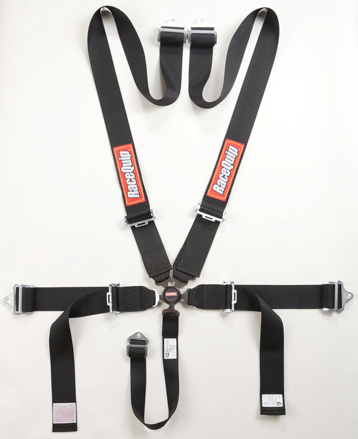 Racequip 741001RQP 5pt Harness Camlock SFI Sportsman Black Racequip 741001RQP