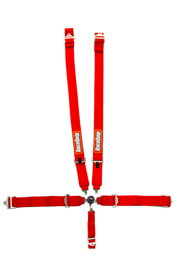 Racequip 741011RQP 5pt Harness Camlock  SFI Sportsman Red Racequip 741011RQP