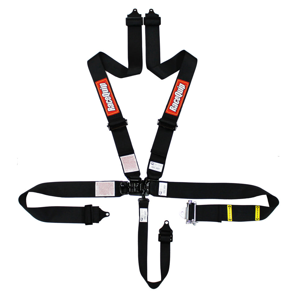 Racequip 813003RQP 5pt Harness Ratchet L&L Black Racequip 813003RQP