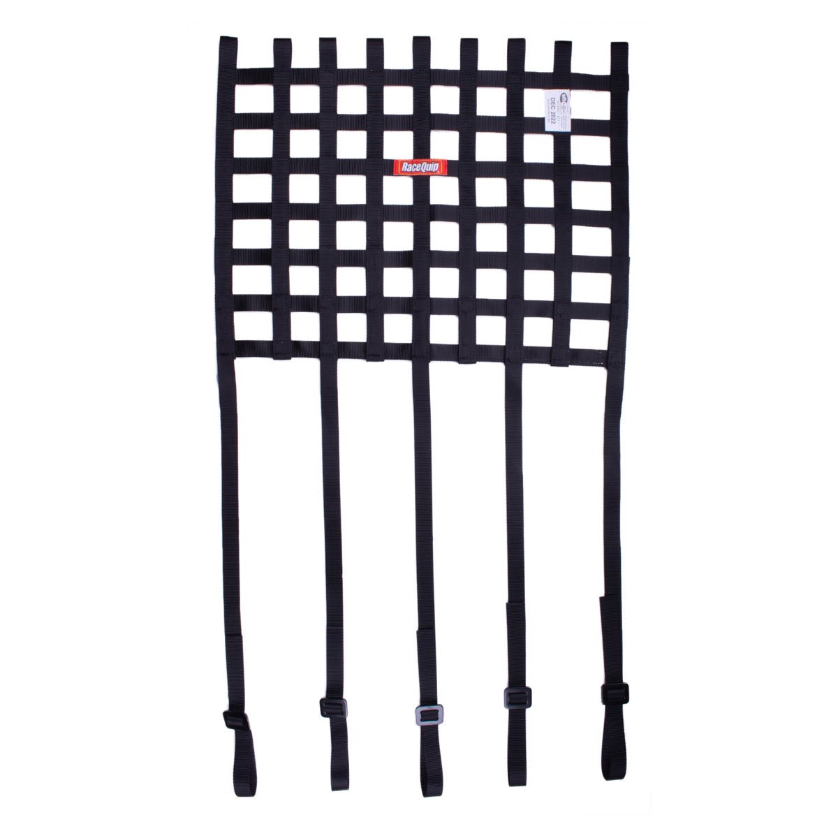 Racequip 825001RQP Window Net 15inx18in w/ Strap Mounts SFI Racequip 825001RQP