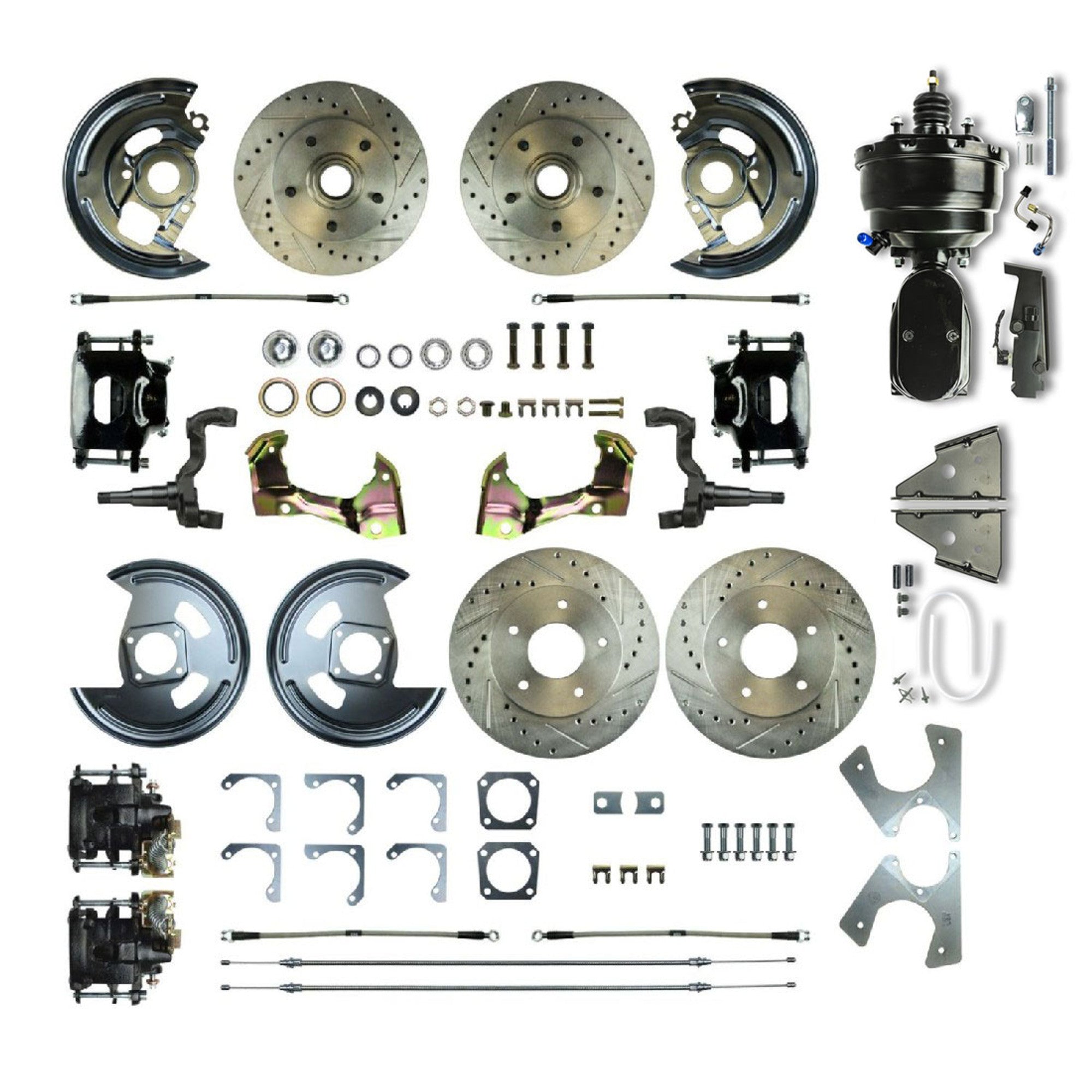 Right Stuff Detailing AFXDC46CSY 67-72 GM A-Body Disc Brake Conversion Right Stuff Detailing AFXDC46CSY