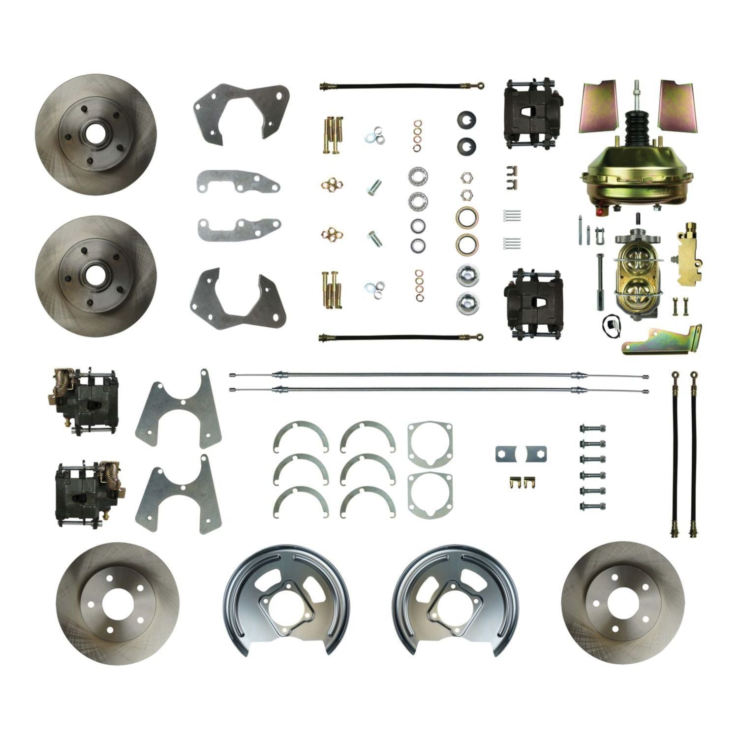 Right Stuff Detailing FSC654DCC 65 - 68 Full Size Chevy Brake Conversion Kit Right Stuff Detailing FSC654DCC