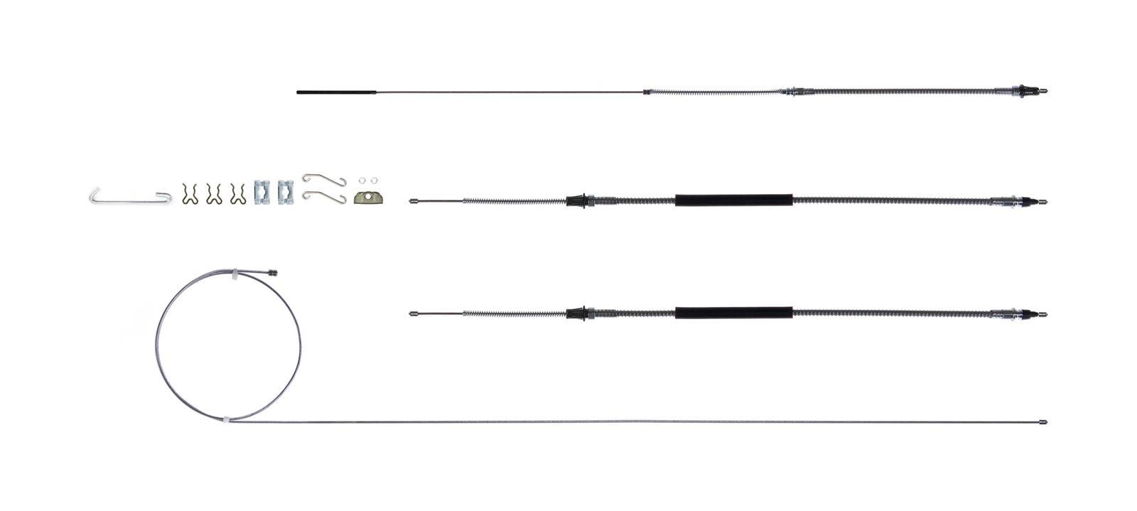 Right Stuff Detailing RSBCC03 68-72 Chevelle Brake Cable Set w/Hardware Right Stuff Detailing RSBCC03