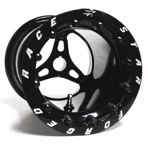 Race Star 53-88DBL 53 Jr Dragster Pair 8x8 Double Beadlock Black Race Star 53-88DBL