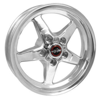 Race Star 92-537240DP 92 Drag Star Polish 15x3 .75 5x4.75BC 1.25BS Race Star 92-537240DP