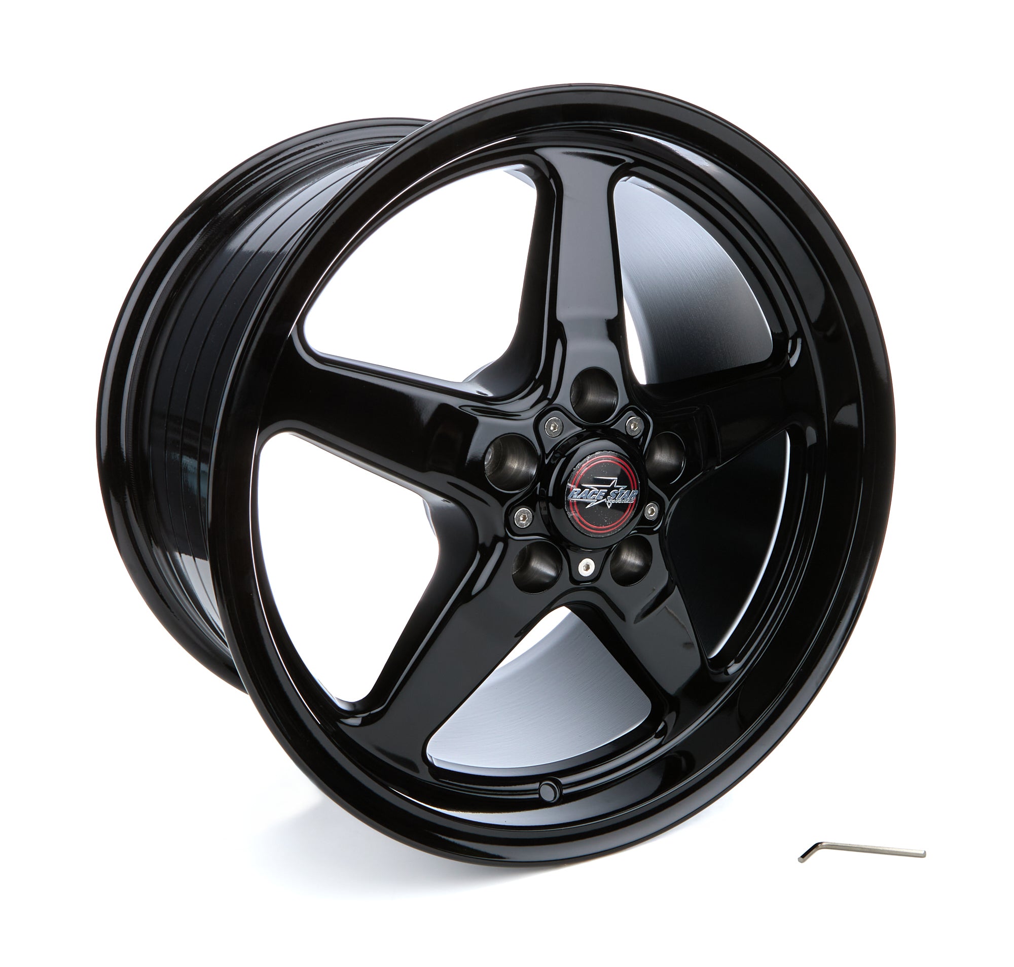 Race Star 92-705154B 92 Drag Star Bracket Rac er Gloss Black  17x10.5 Race Star 92-705154B