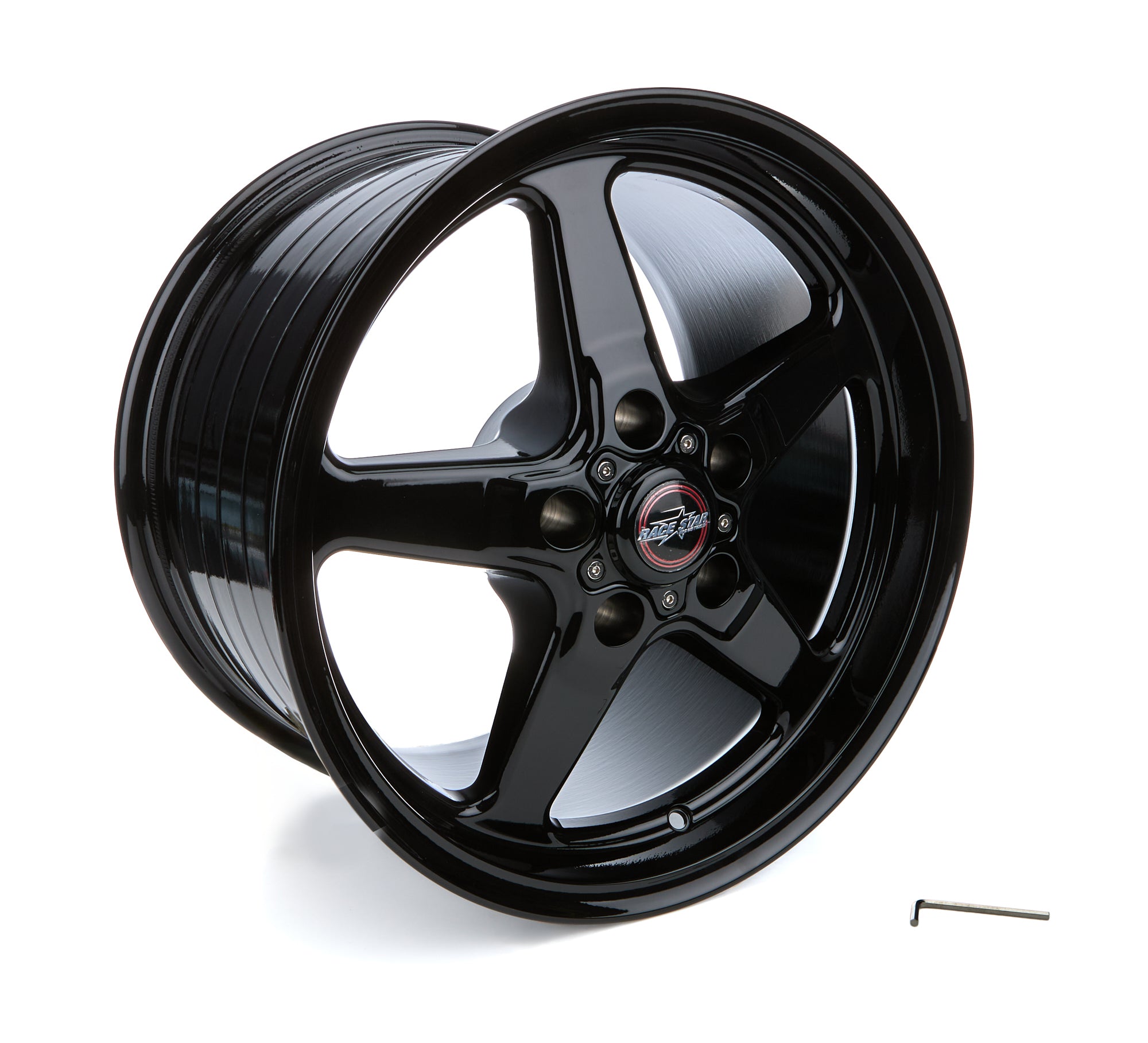 Race Star 92-705253B 92 Drag Star Bracket Rac er Gloss Black  17x10.5 Race Star 92-705253B
