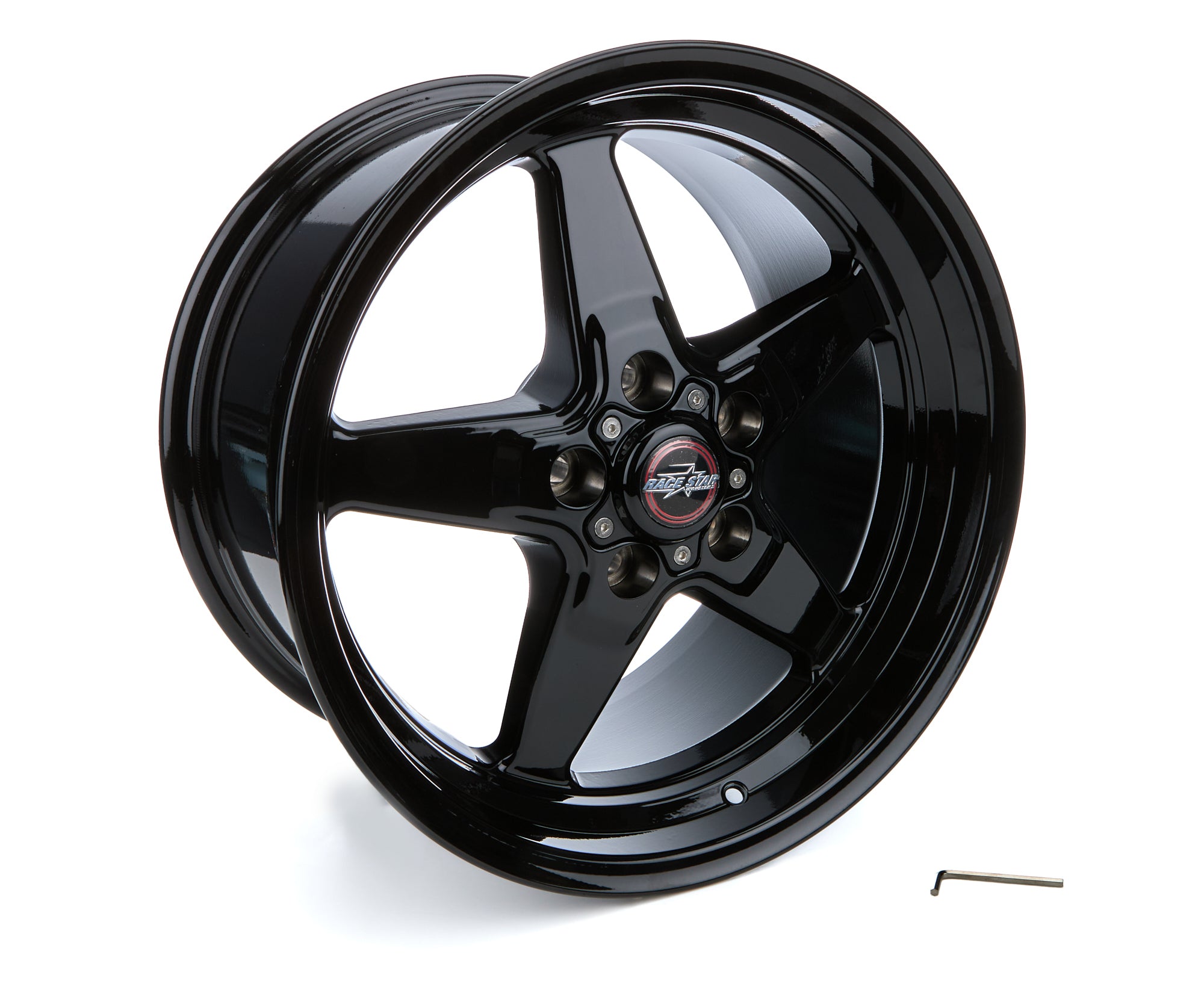 Race Star 92-795452B 92 Drag Star Bracket Rac er Gloss Black  17x9.5 Race Star 92-795452B