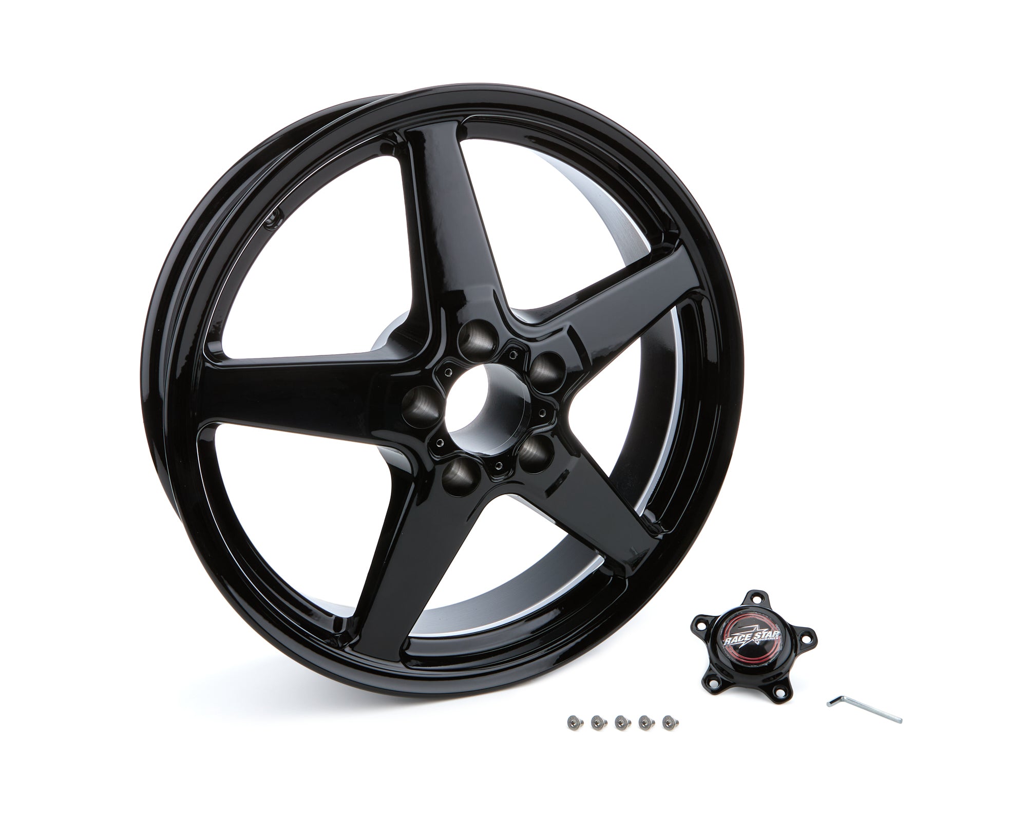 Race Star 92-850445B 92 Drag Star Bracket Rac er Gloss Black  18x5 Race Star 92-850445B