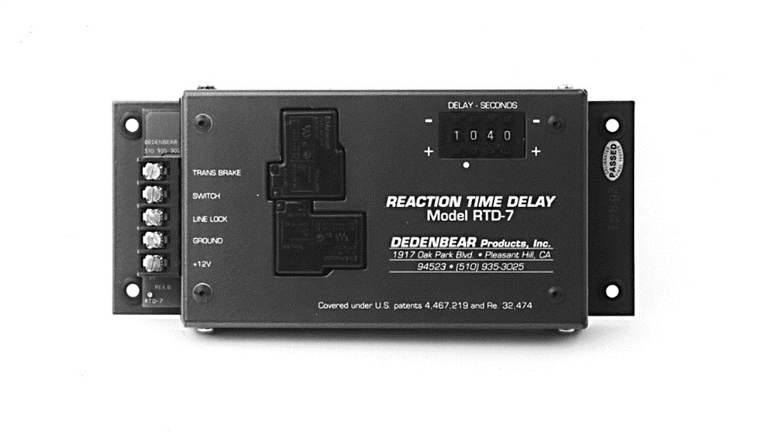 Dedenbear RTD7 4 DIGIT REACTION TIME DELAY Dedenbear RTD7
