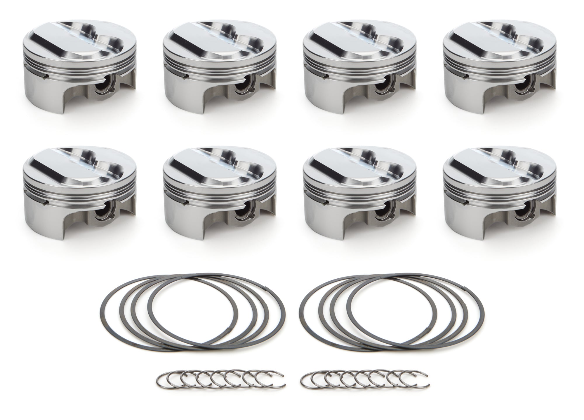 RACE TEC PISTONS 1000174 SBC Dome Piston Set 4.030 Bore + 7.9cc RACE TEC PISTONS 1000174