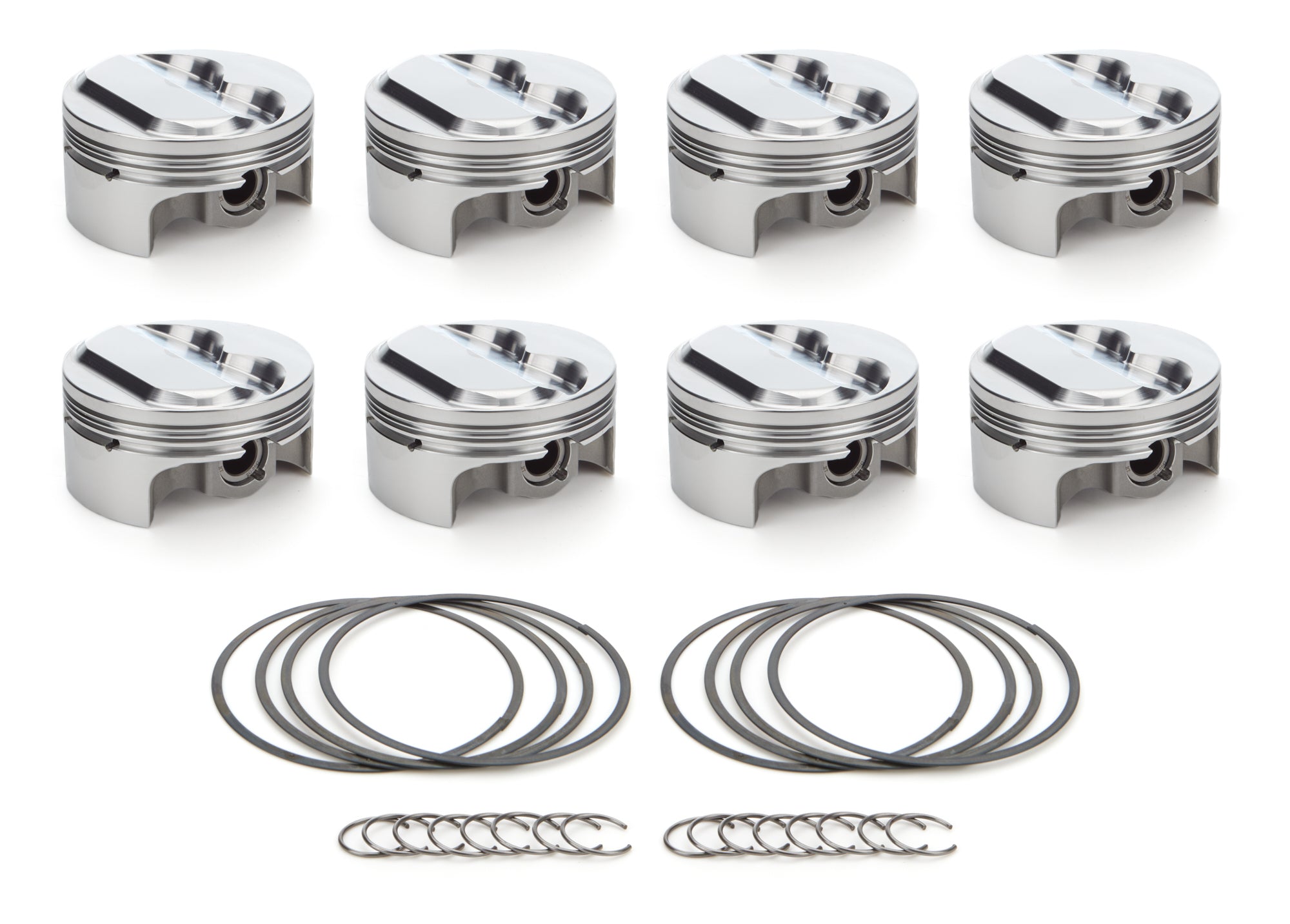 RACE TEC PISTONS 1000176 SBC Dome Piston Set 4.040 Bore + 7.6cc RACE TEC PISTONS 1000176