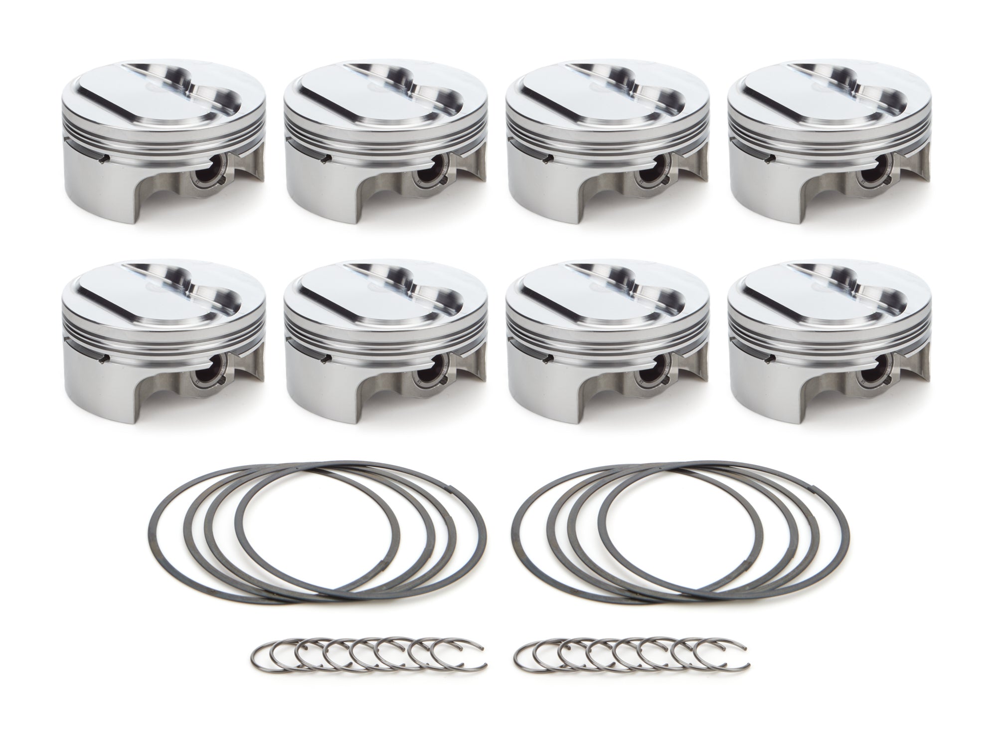 RACE TEC PISTONS 1000232 SBC Dome Piston Set 4.155 Bore +3.8cc RACE TEC PISTONS 1000232