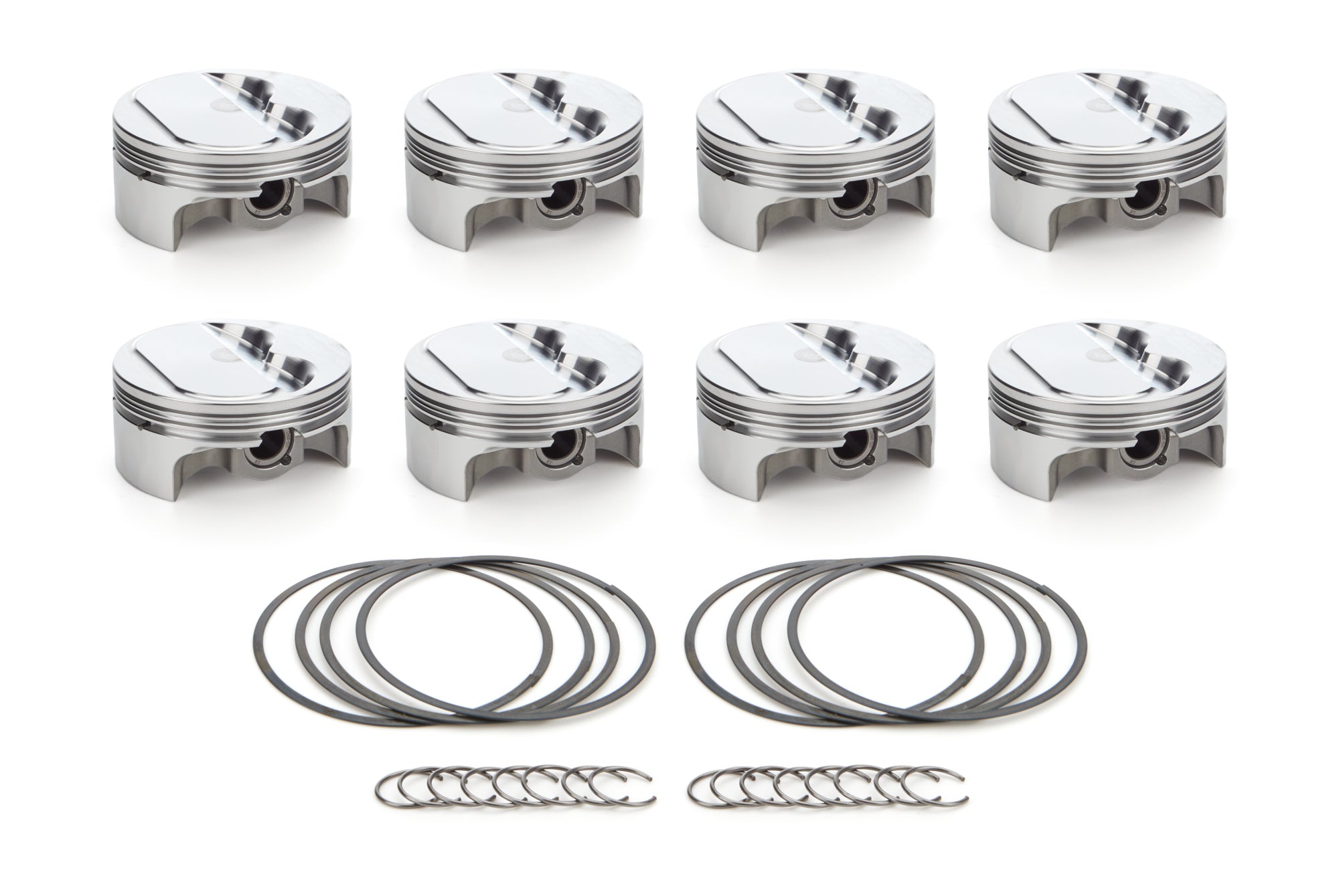 RACE TEC PISTONS 1000239 SBC Dome Piston Set 4.155 Bore -0.8cc RACE TEC PISTONS 1000239