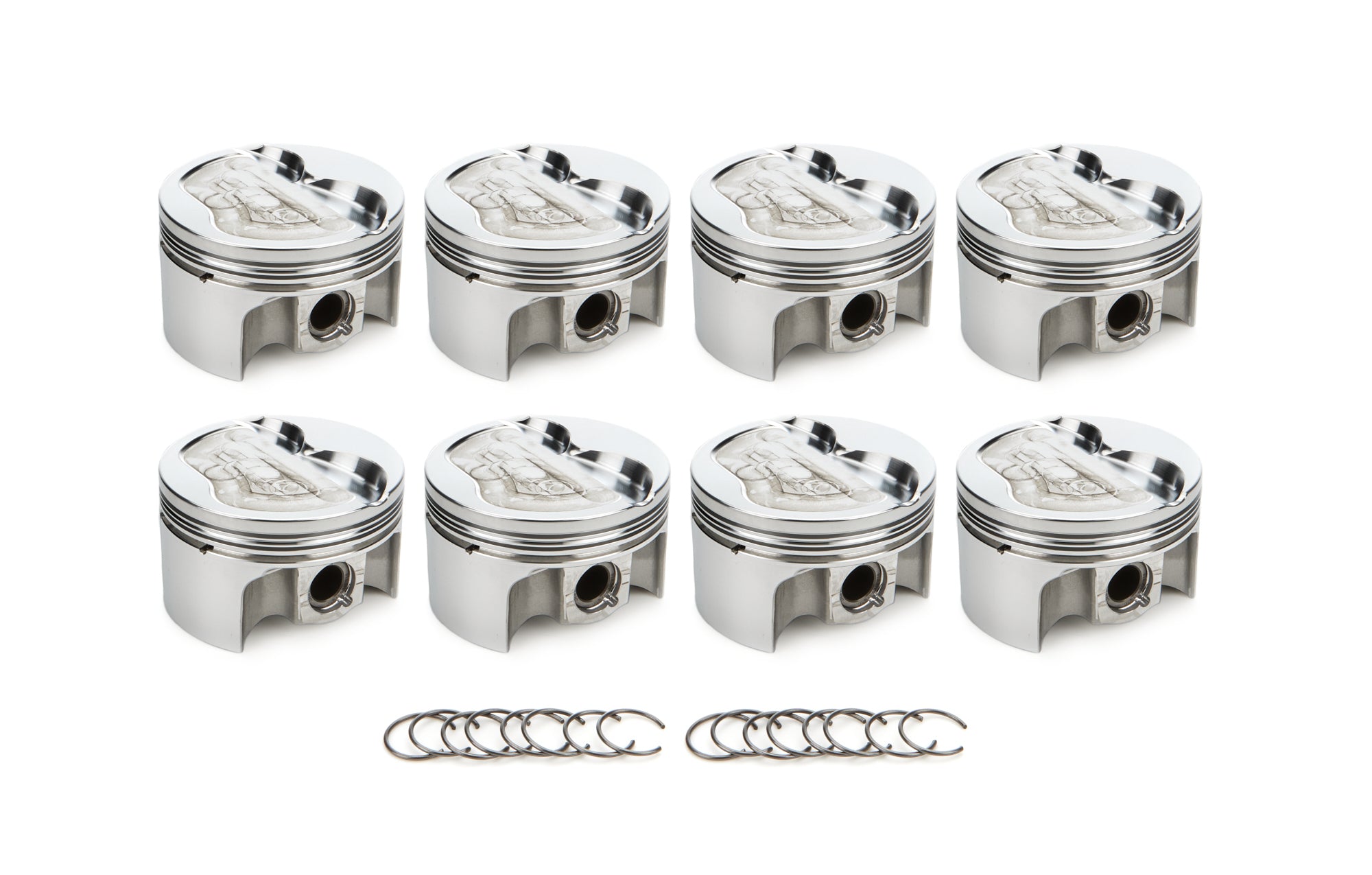 RACE TEC PISTONS 1000377 SBF Dished Piston Set 4.030 Bore -9.5cc RACE TEC PISTONS 1000377