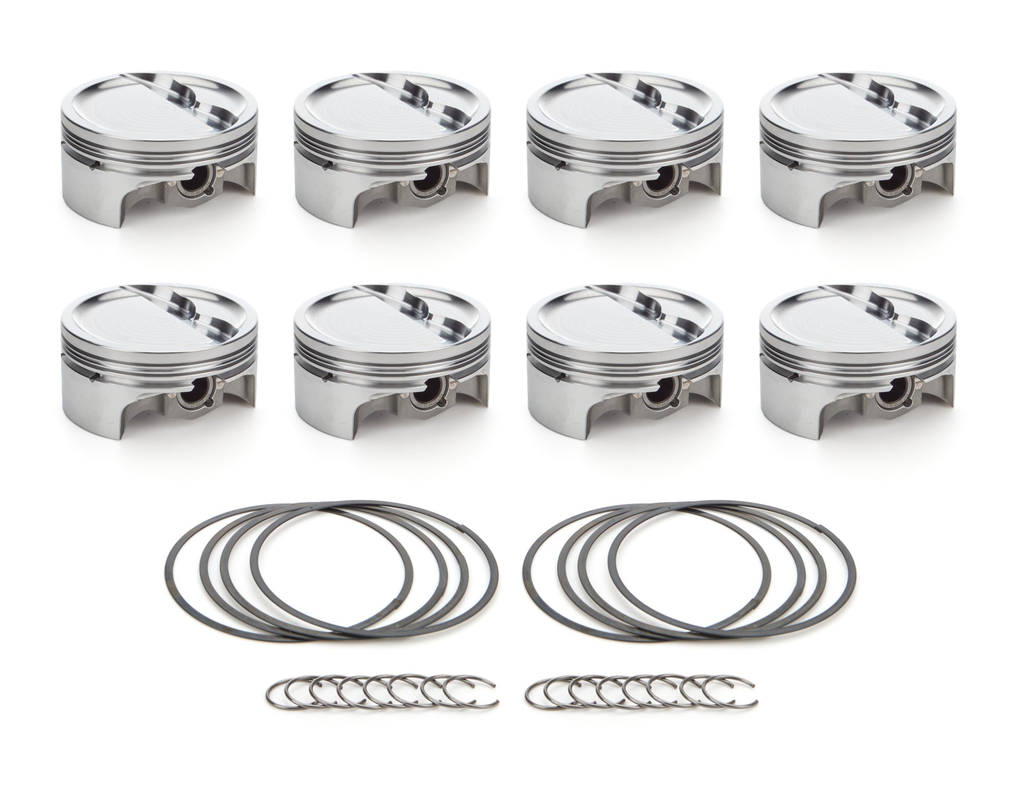 RACE TEC PISTONS 1000393 SBF Dished Piston Set 4.125 Bore -23.8cc RACE TEC PISTONS 1000393