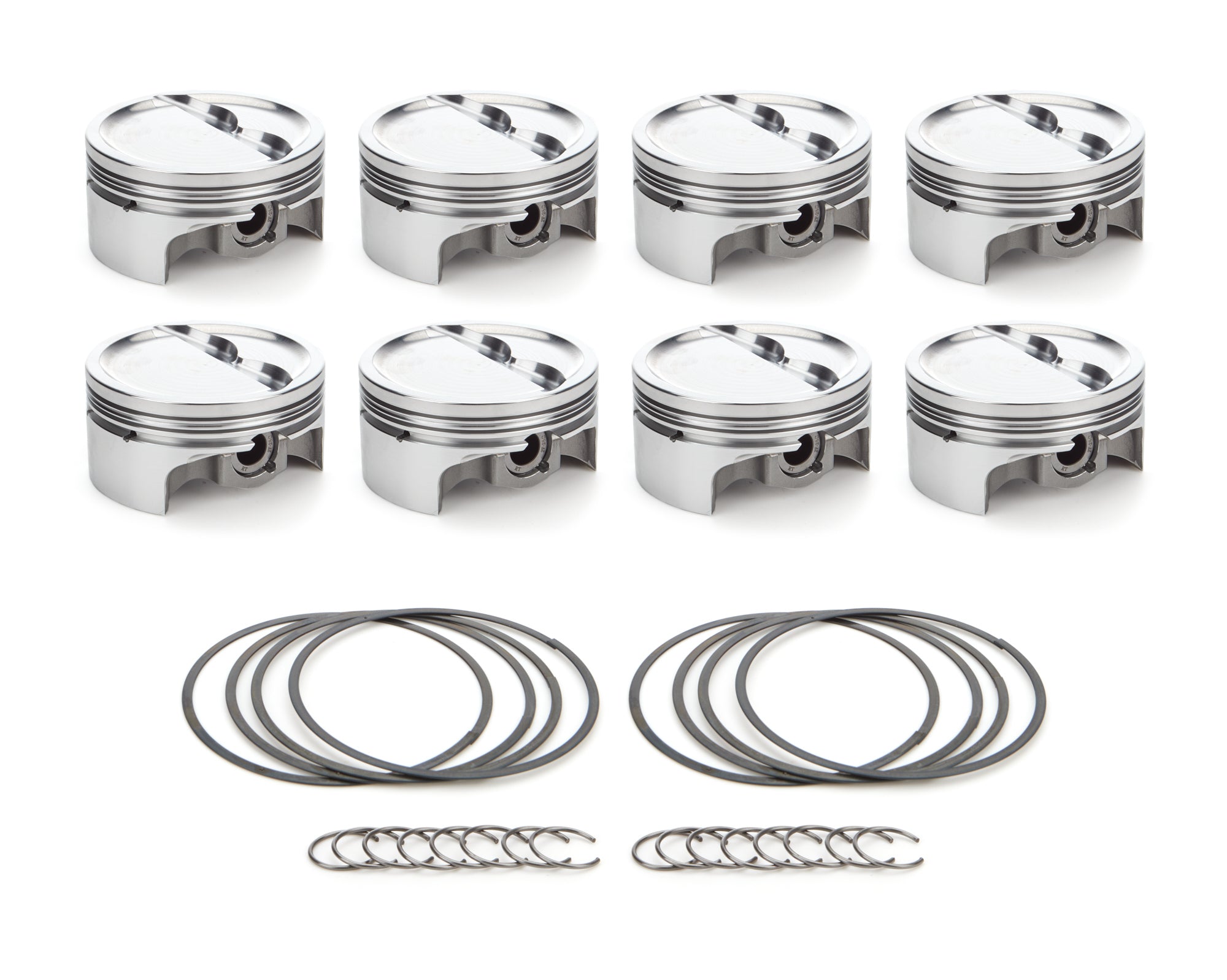 RACE TEC PISTONS 1000652 SBC Dished Piston Set 4.040 Bore  -19.4cc RACE TEC PISTONS 1000652