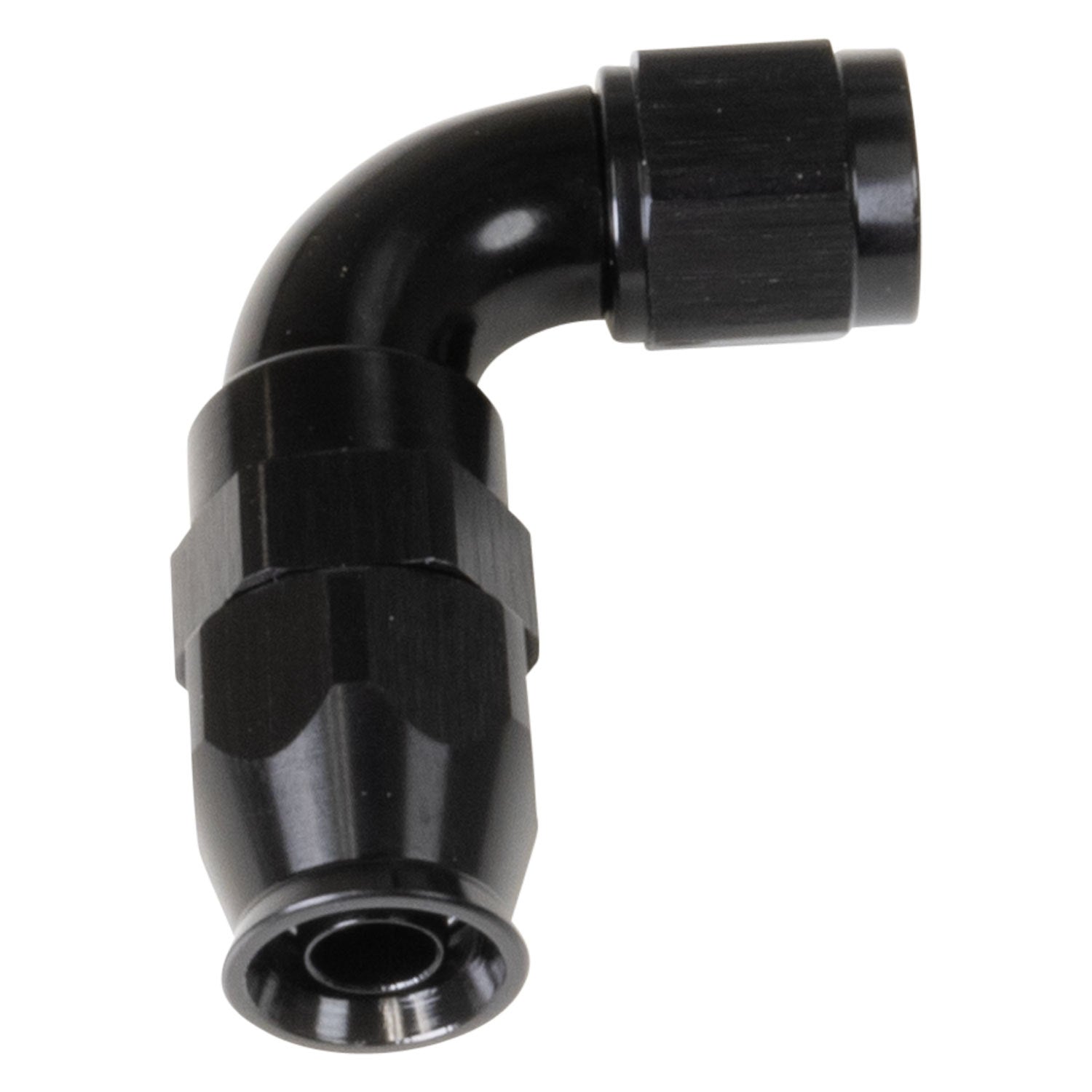 Russell 550513 6AN 90DegPro Hose End PTFE Black Russell 550513