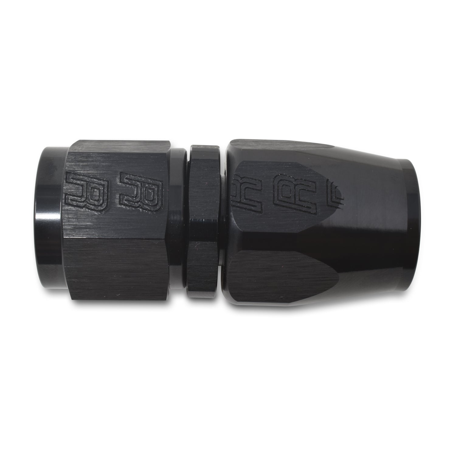 Russell 610075 20AN Straight Hose End Black Russell 610075