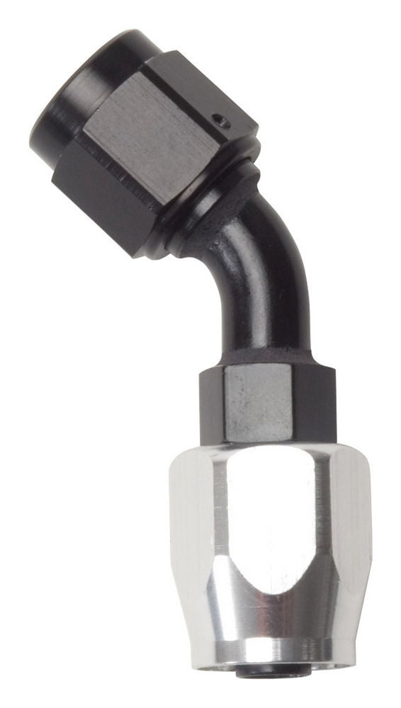 Russell 610095 #6 45 Deg Hose End Black Russell 610095