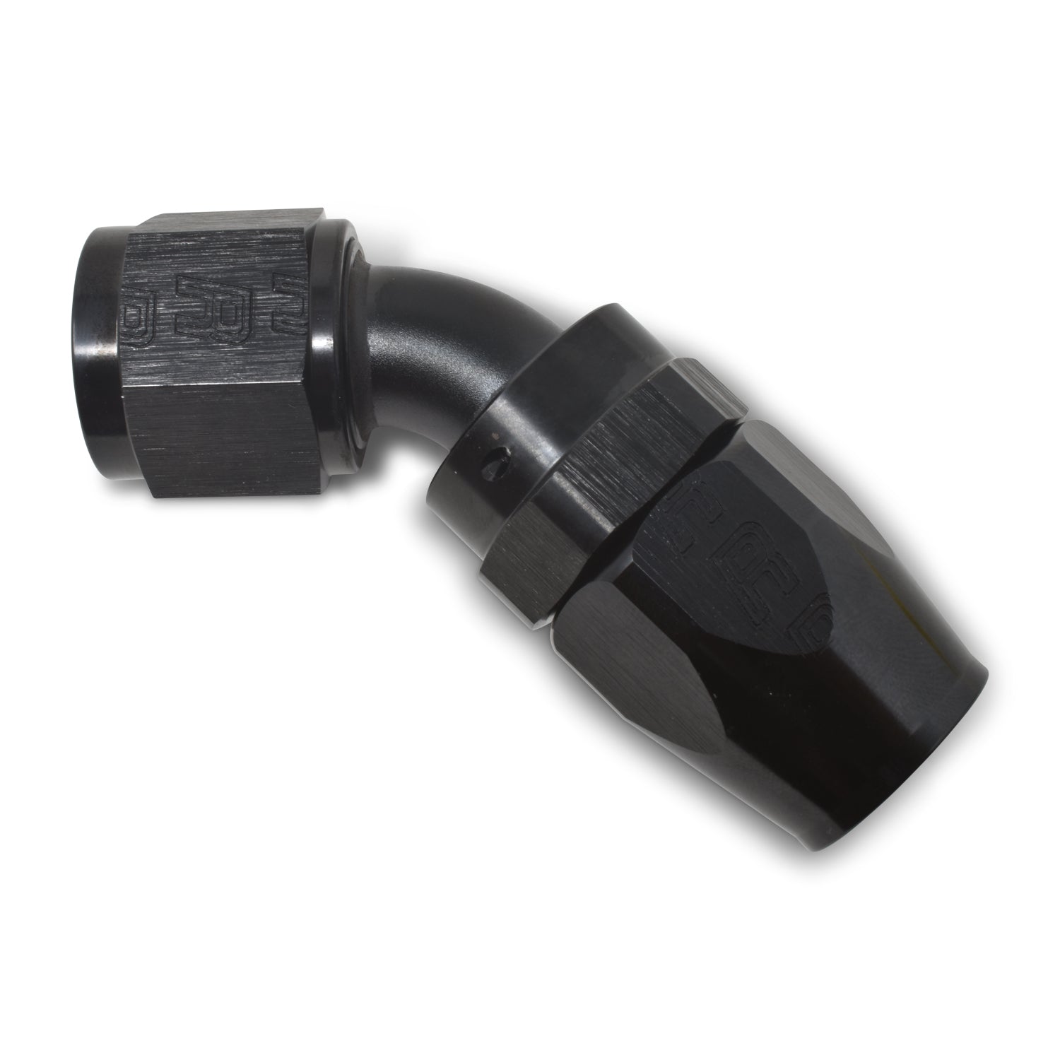 Russell 610105 #8 45 Deg Hose End Black Russell 610105