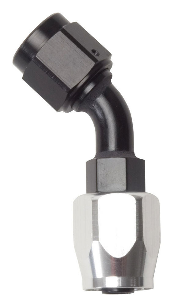 Russell 610125 #12 45 Deg Hose End Black Russell 610125