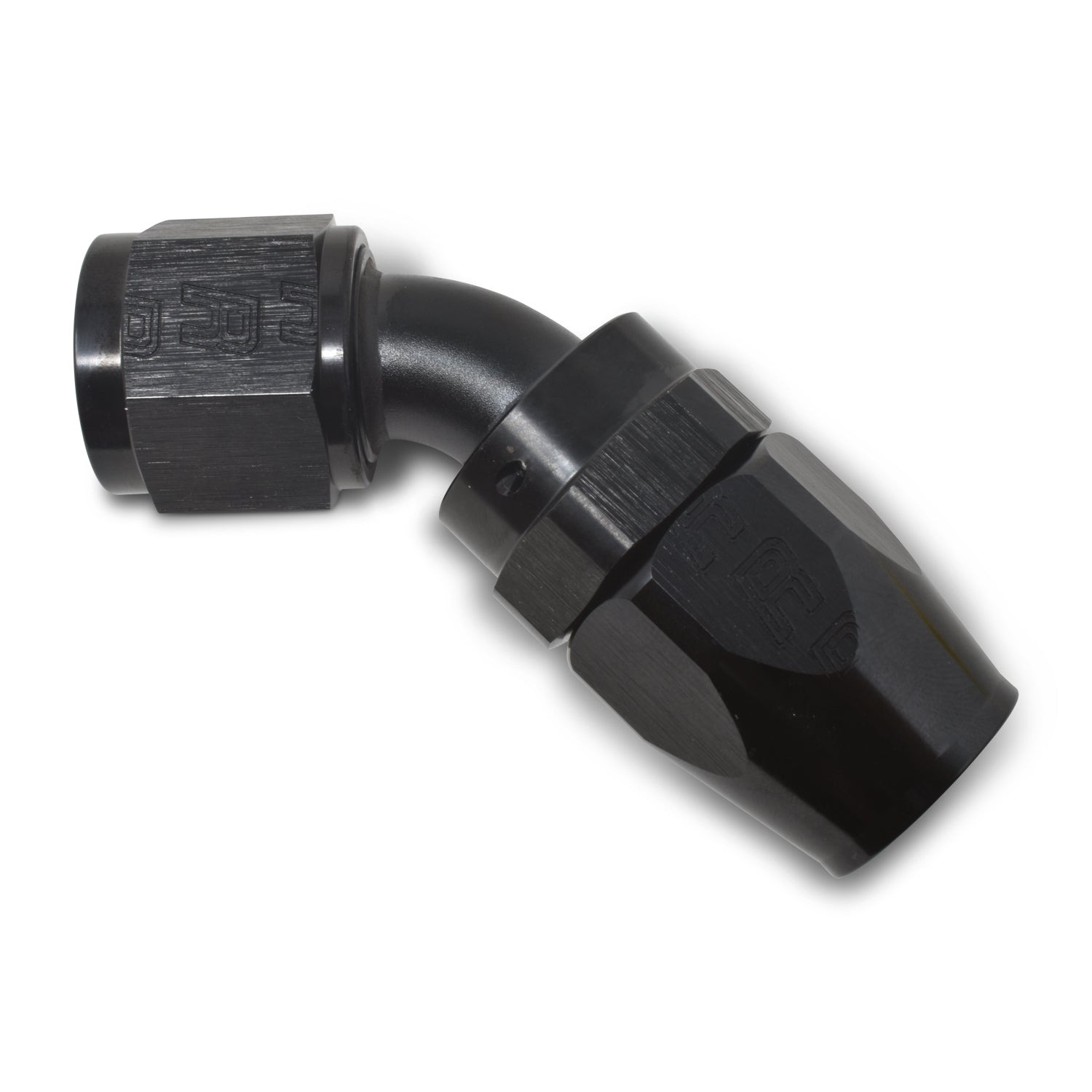 Russell 610145 20AN 45Deg Hose End Black Russell 610145
