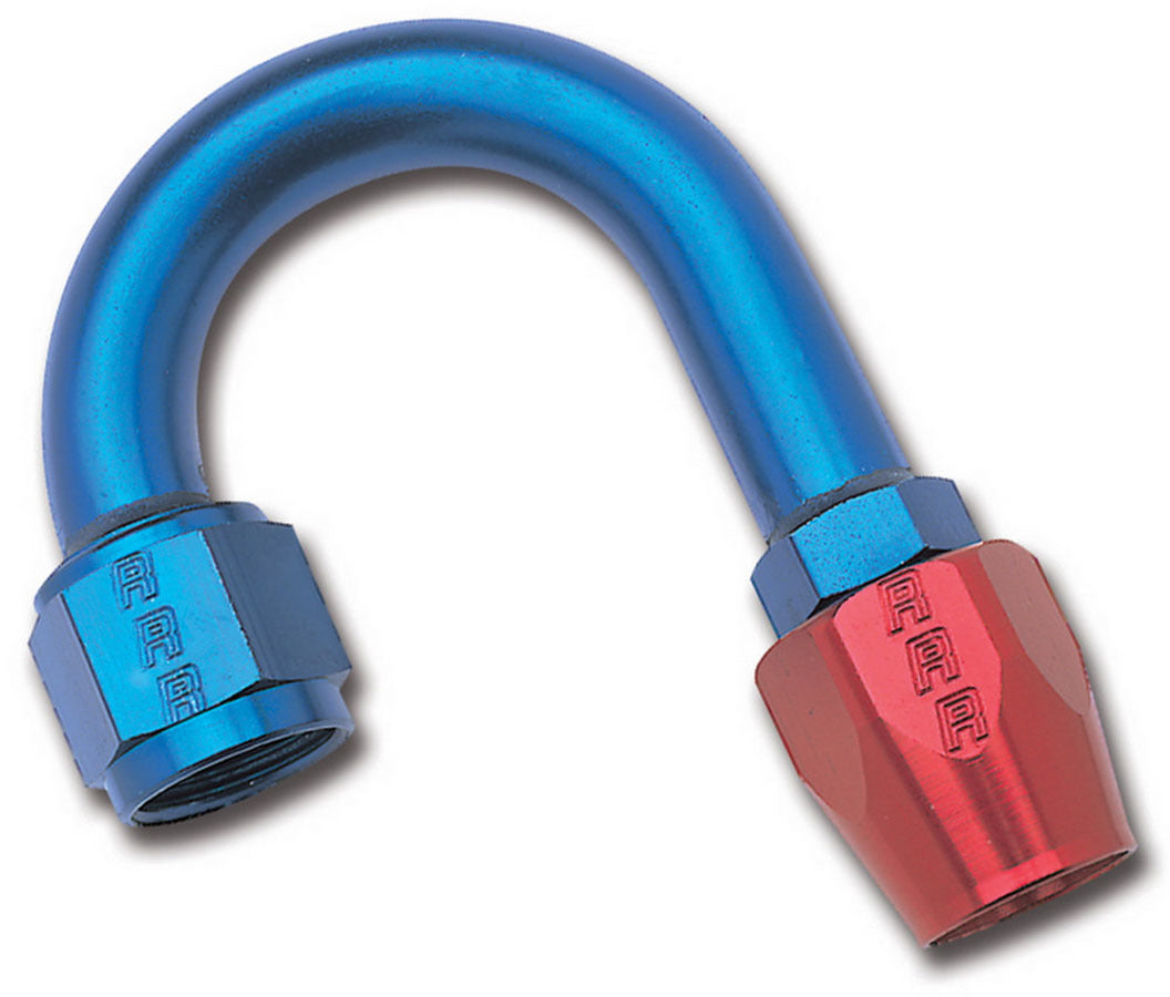 Russell 610260 6AN 180Deg Hose End Blue/Red Russell 610260