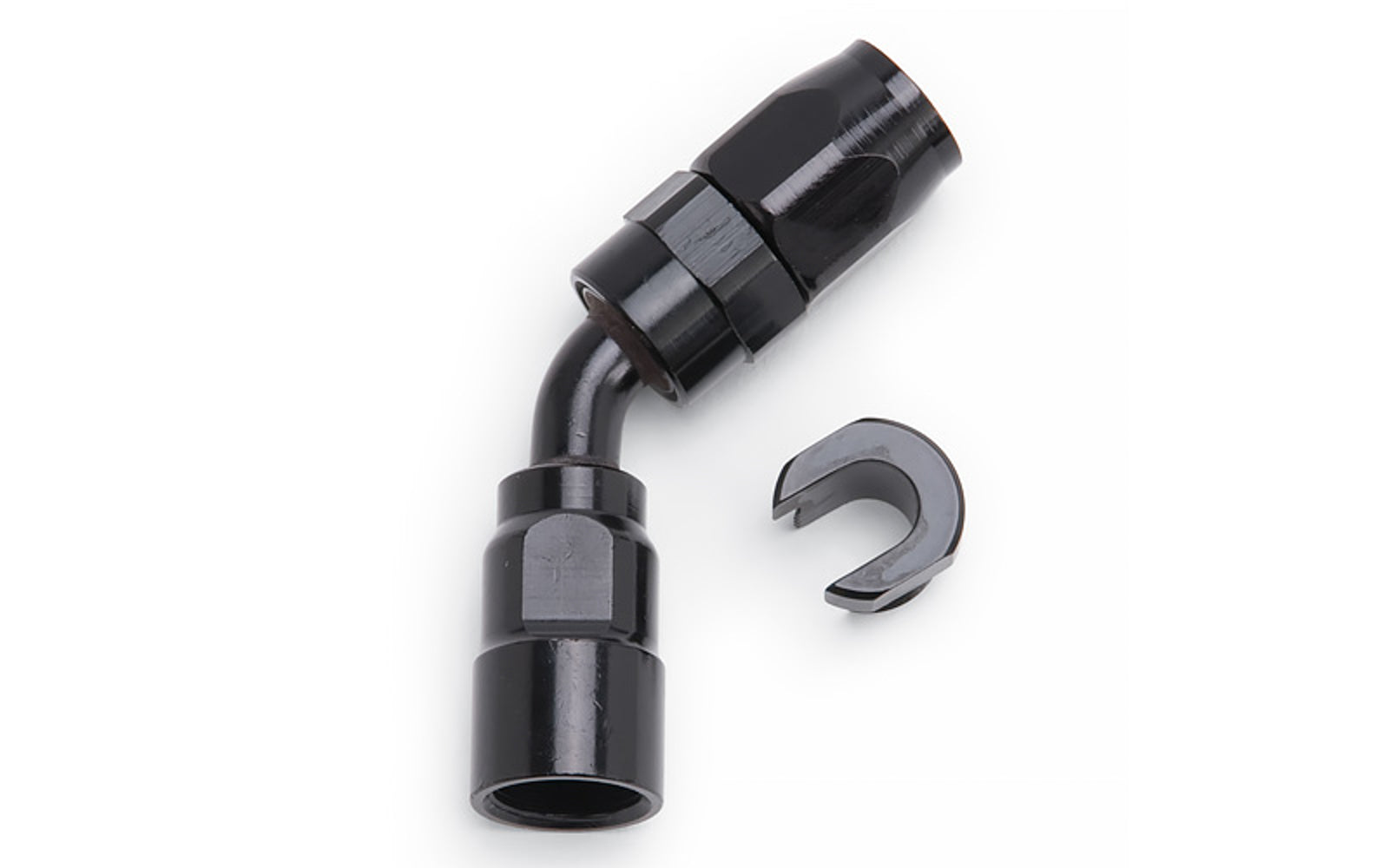 Russell 611213 6an to 3/8 EFI 45-Deg Quick Disconnect Fitting Russell 611213