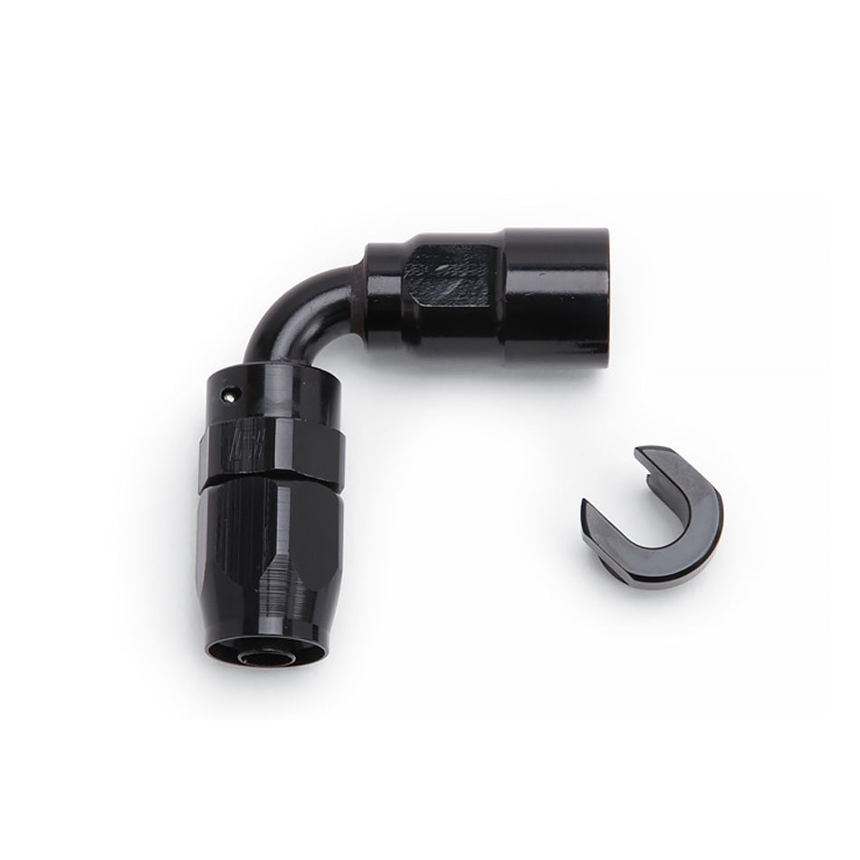 Russell 611223 6an 90-Deg Hose End to EFI 3/8 Push-On Q/D Russell 611223