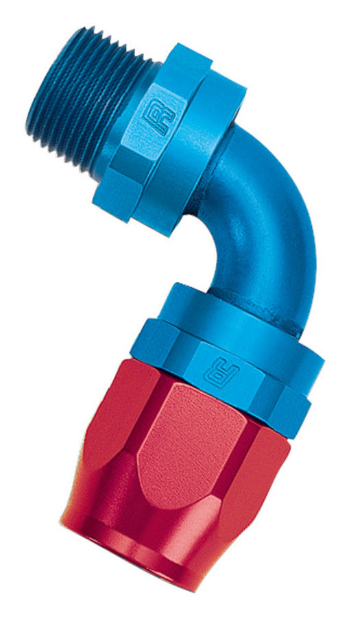 Russell 612090 90 Deg. Full Flow Hose End #6 - 1/4 NPT Russell 612090